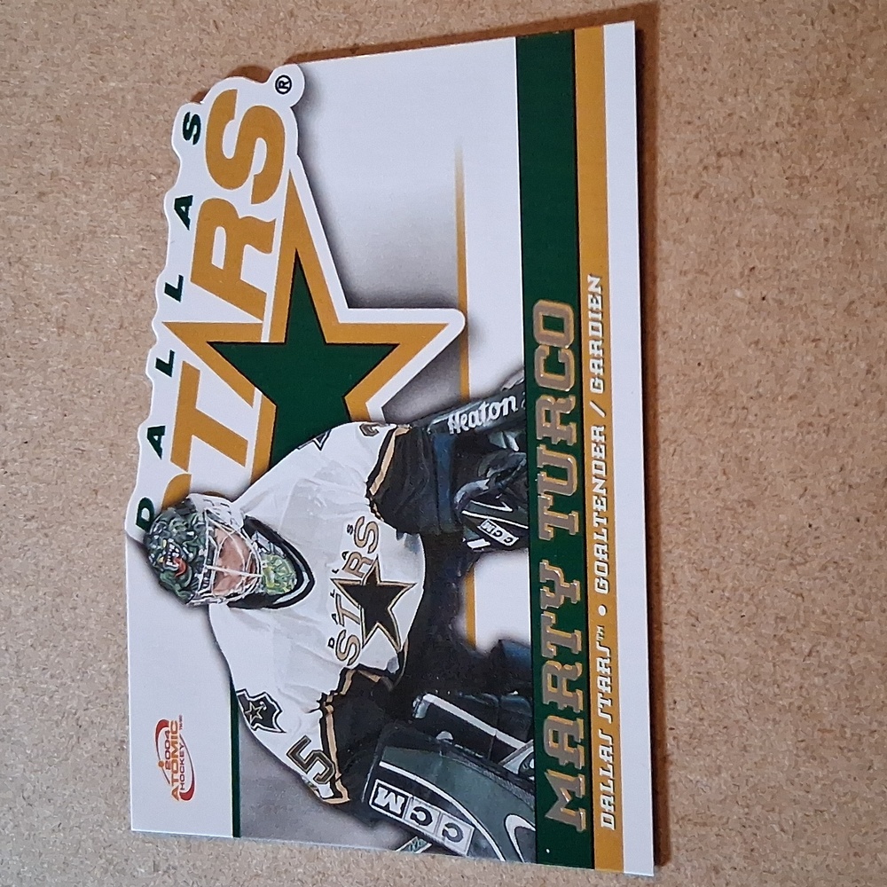 Marty Turco Dallas Stars Hockey Trading Cards